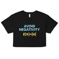 Avoid Negativity Women's Crop Tee product image 1