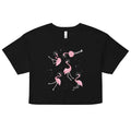 Flamingos In Space Women's Crop Tee product image 1
