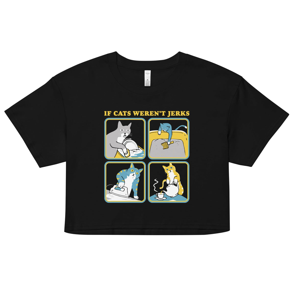 If Cats Weren't Jerks Women's Crop Tee product image 1