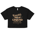 Kenobi's High Ground Coffee Co Women's Crop Tee product image 1