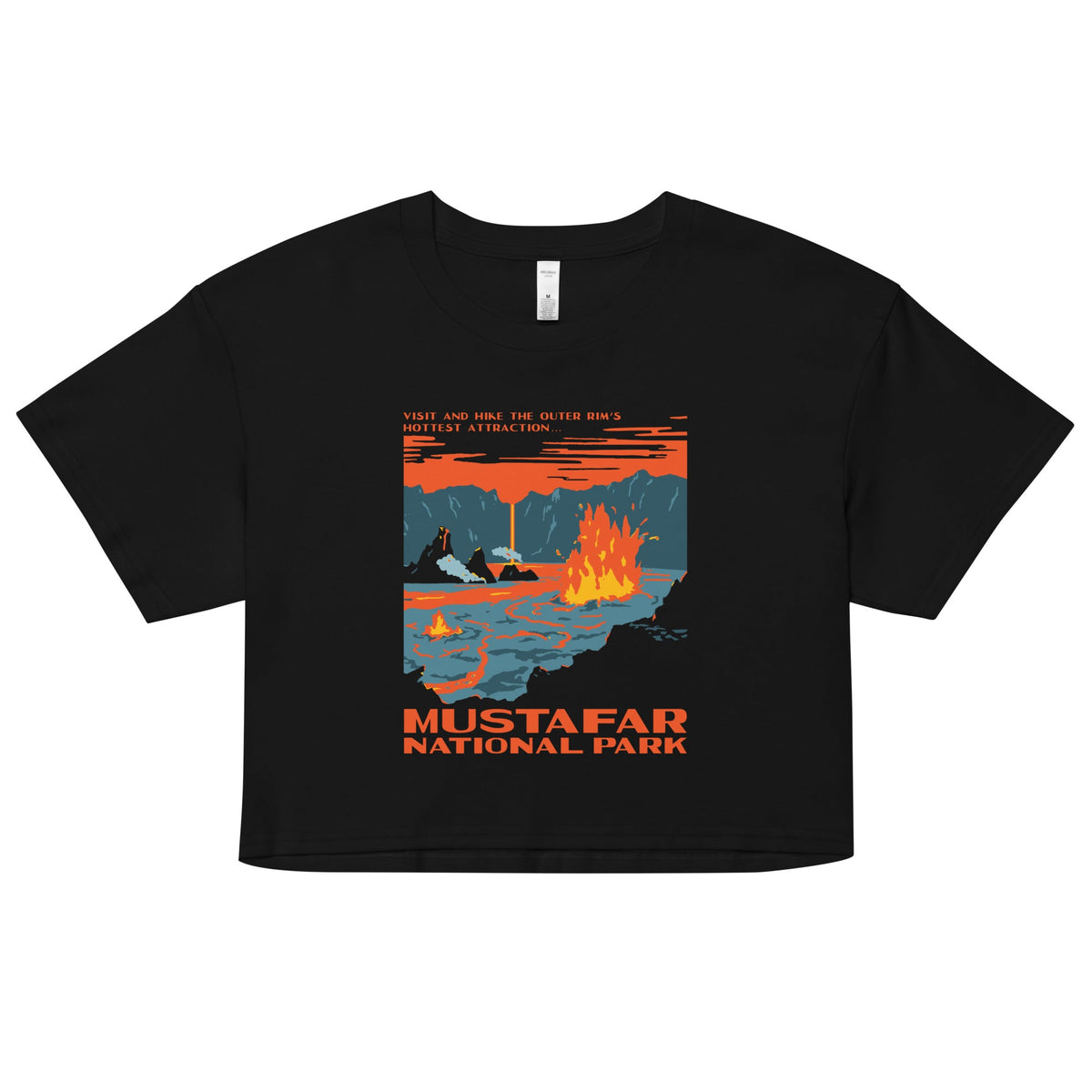 Mustafar National Park Women's Crop Tee product image 1