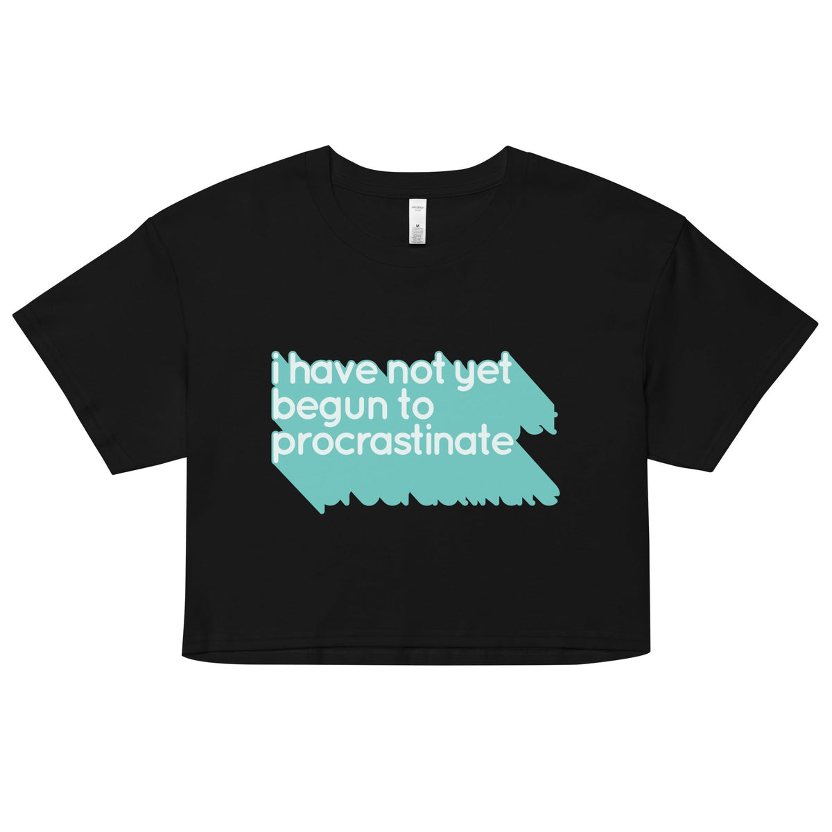 Not Begun To Procrastinate Women's Crop Tee product image 2
