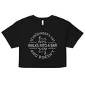 Schrodinger's Cat Walks Into A Bar Women's Crop Tee product image 1