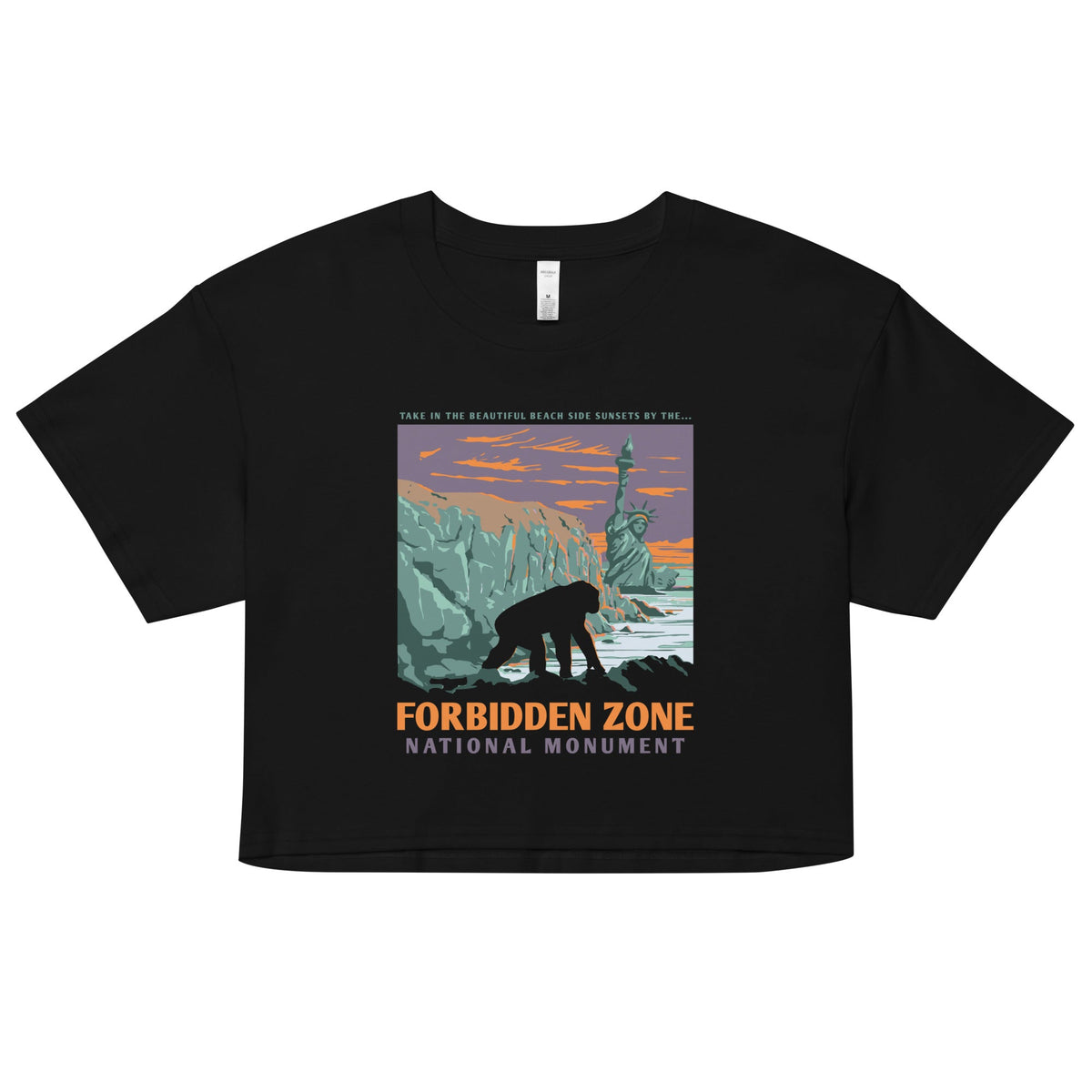 Forbidden Zone National Monument Women's Crop Tee product image 1