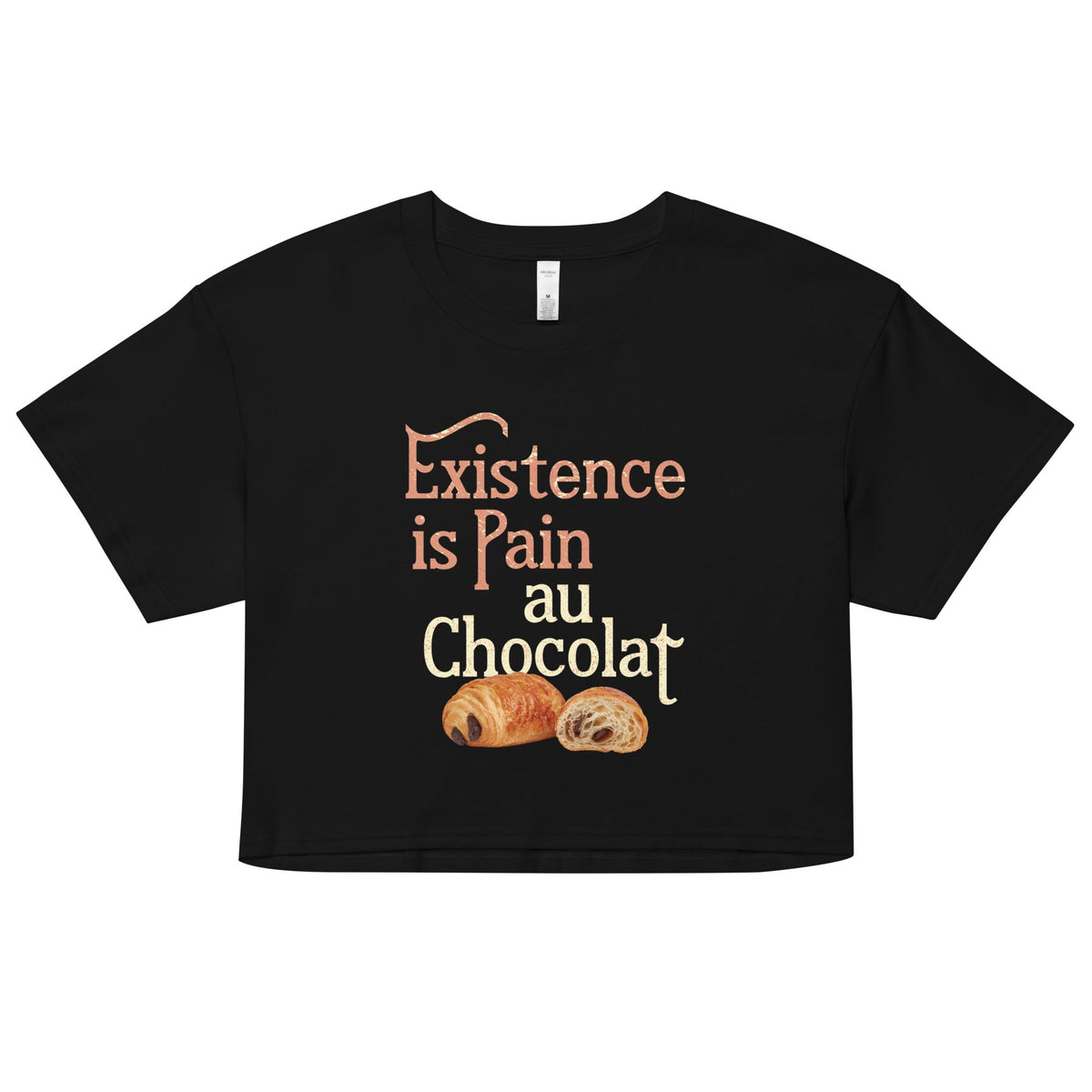 Existence Is Pain Au Chocolat Women's Crop Tee product image 1