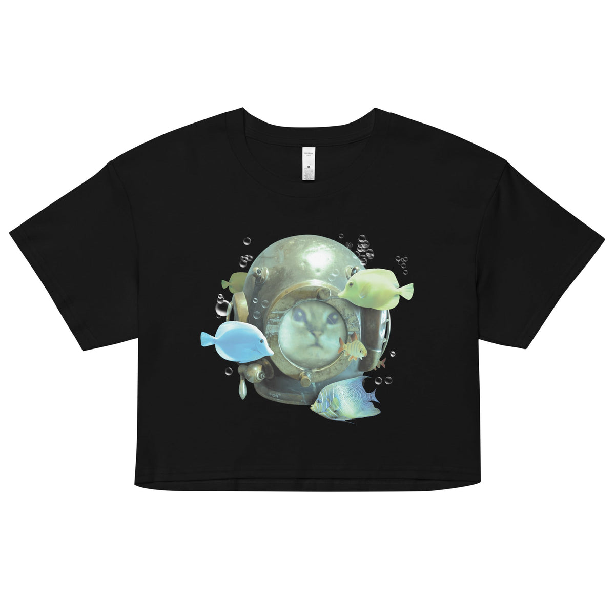 20,000 Purrrs Under The Sea Women's Crop Tee product image 2