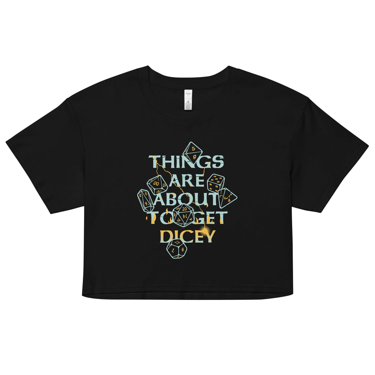 Things Are About To Get Dicey Women's Crop Tee product image 1
