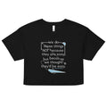 We Do These Things Not Because They Are Easy Women's Crop product image 1