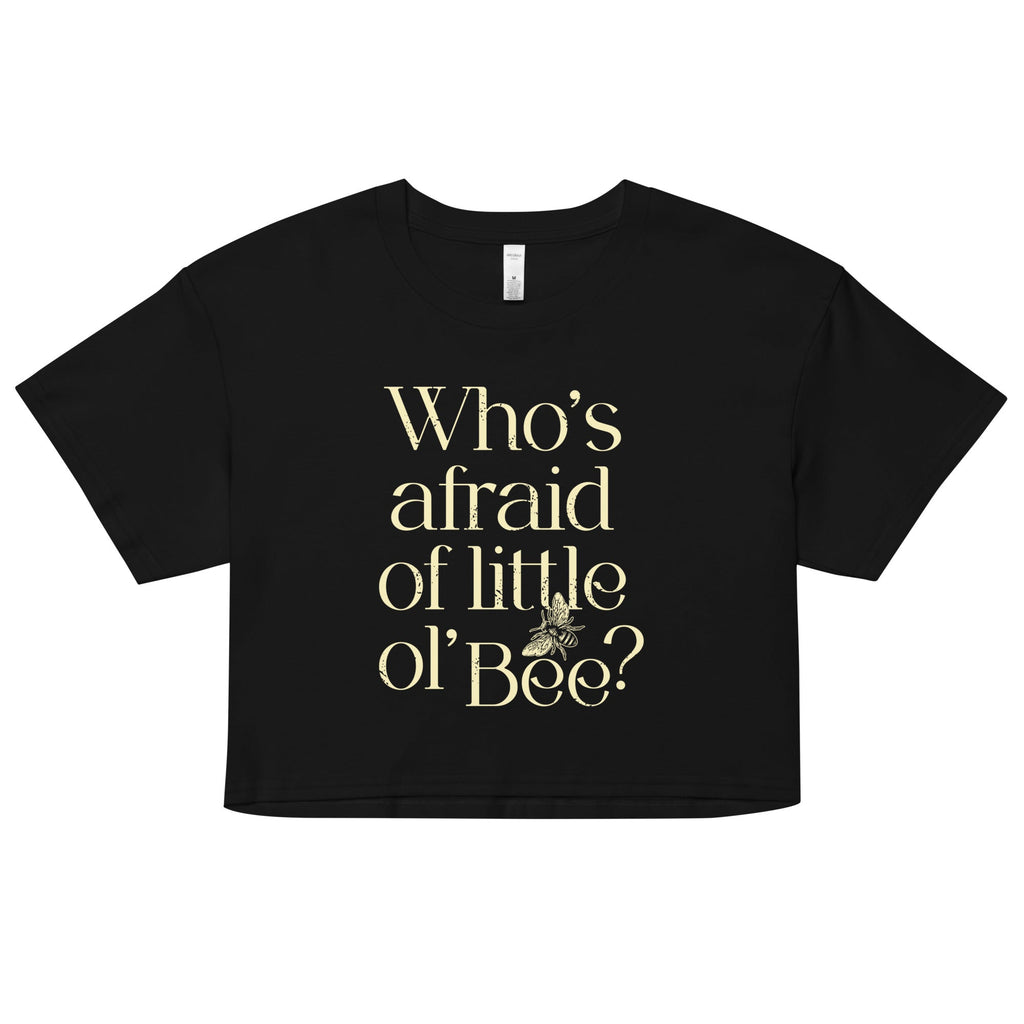 Who's Afraid Of Little Ol' Bee? Women's Crop Tee product image 1