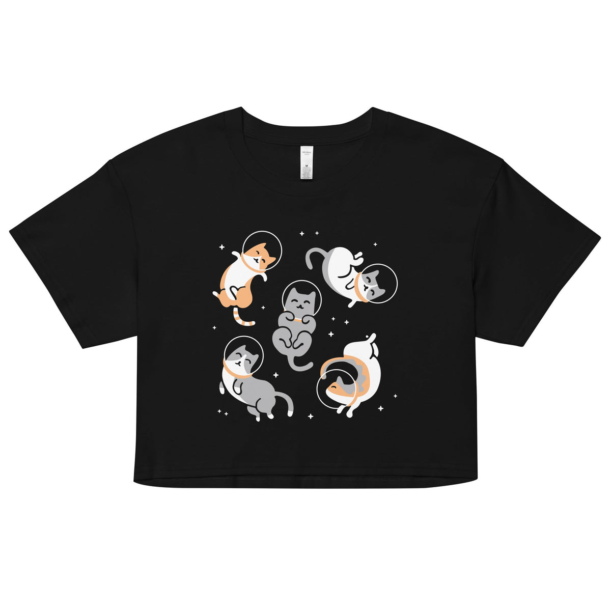 Cats In Space Women's Crop Tee product image 1