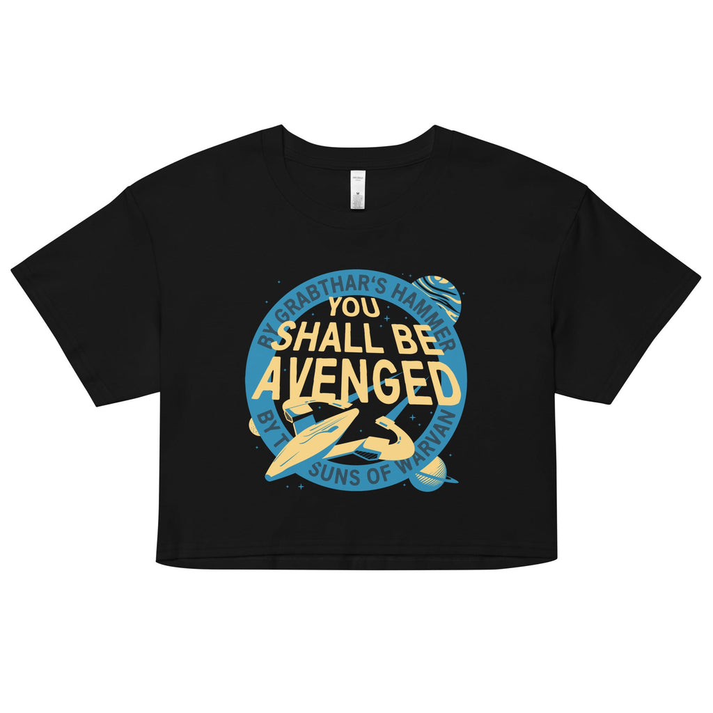 You Shall Be Avenged Women's Crop Tee product image 1