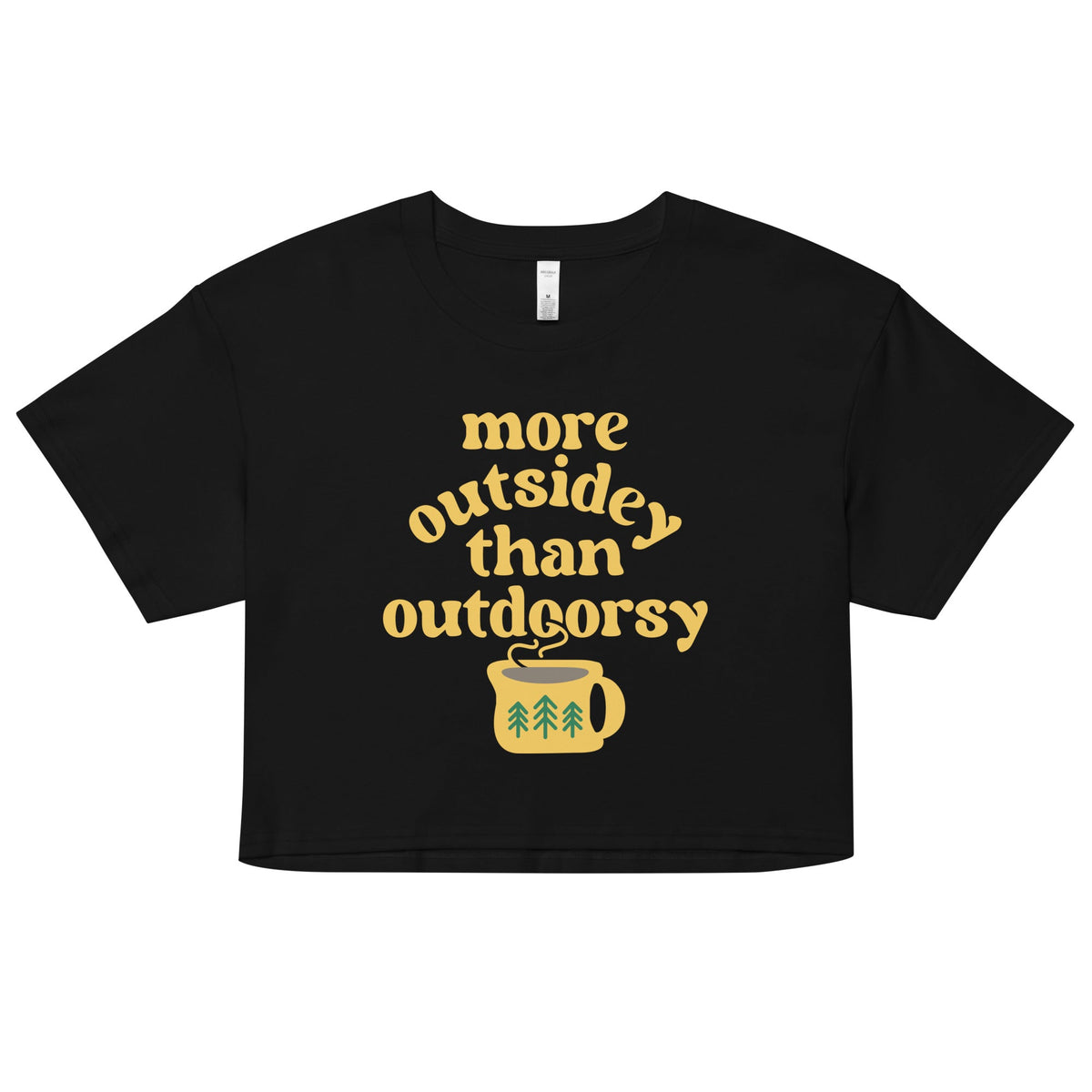 More Outsidey Than Outdoorsy Women's Crop Tee product image 1