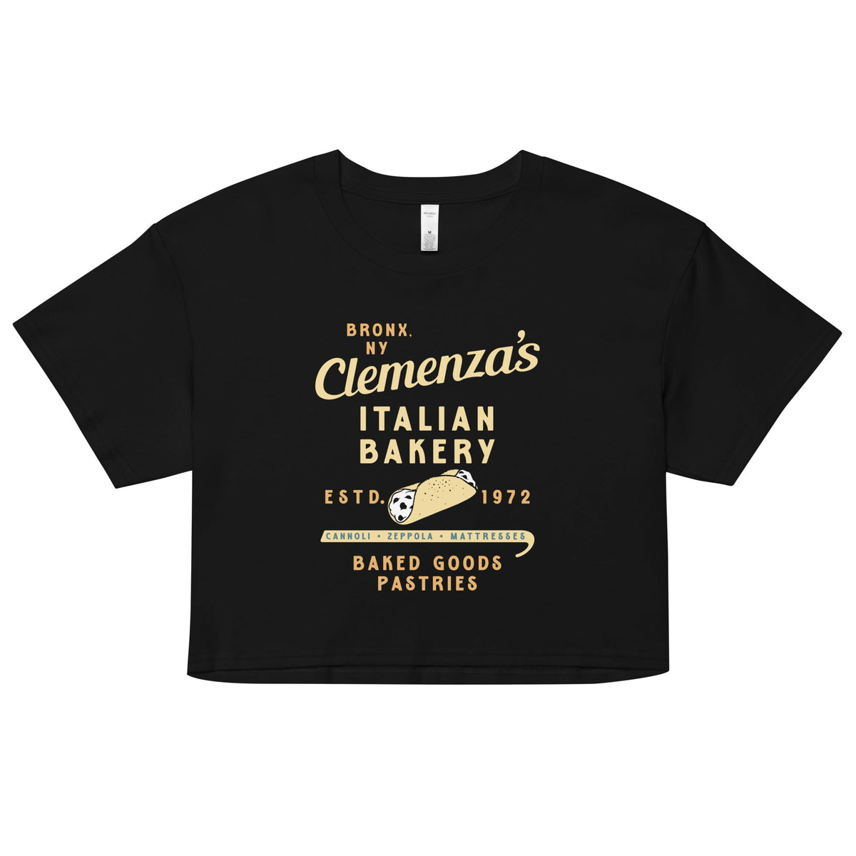 Clemenza's Italian Bakery Women's Crop Tee product image 1