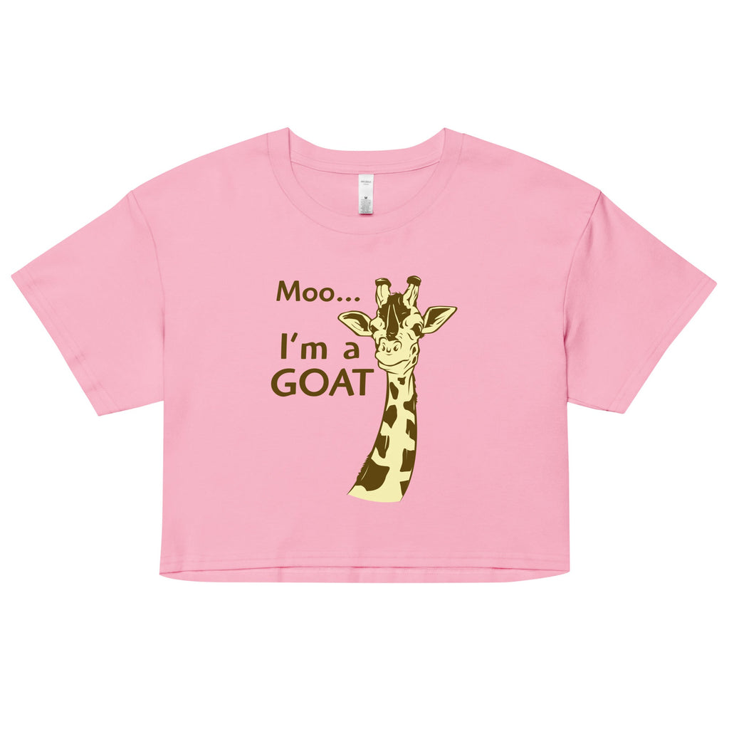 Moo, I'm A Goat Women's Crop Tee product image 4