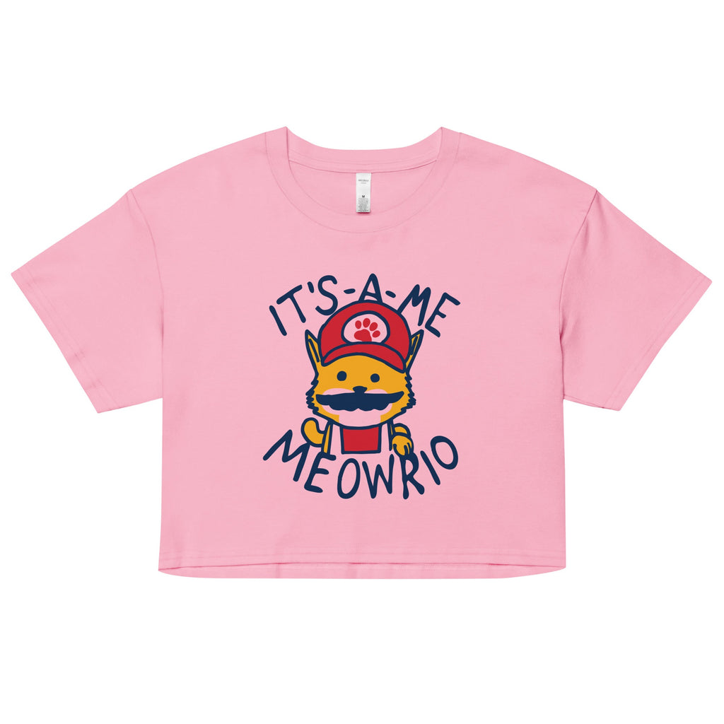 It's-a-me Meowrio Women's Crop Tee product image 3