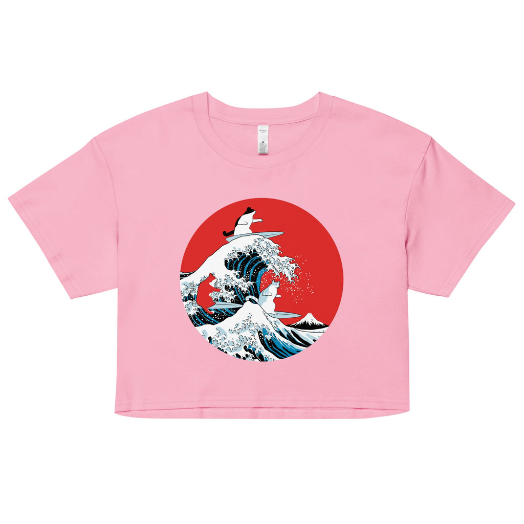 Big Wave Cats Women's Crop Tee product image 4