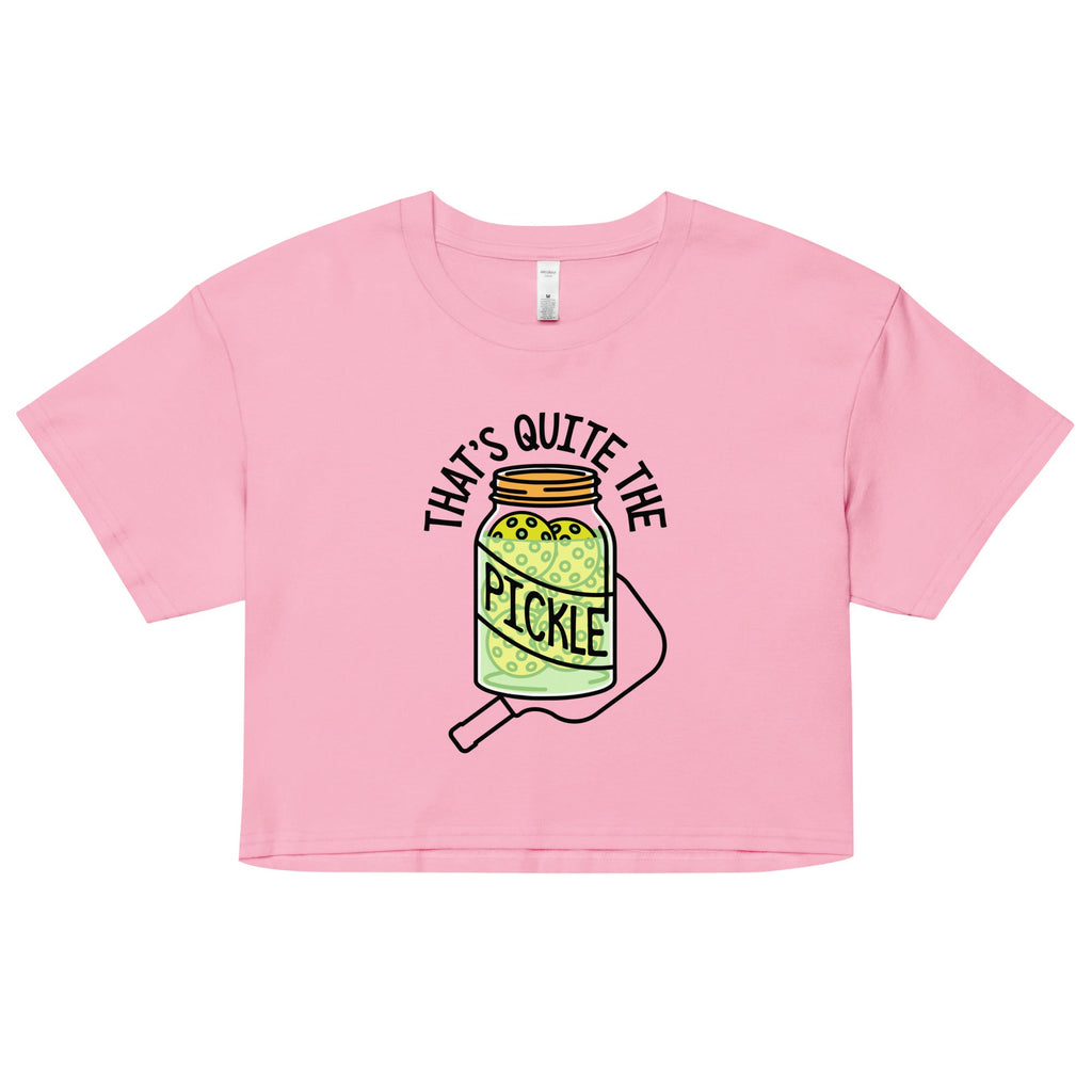 That's Quite The Pickle Women's Crop Tee product image 1