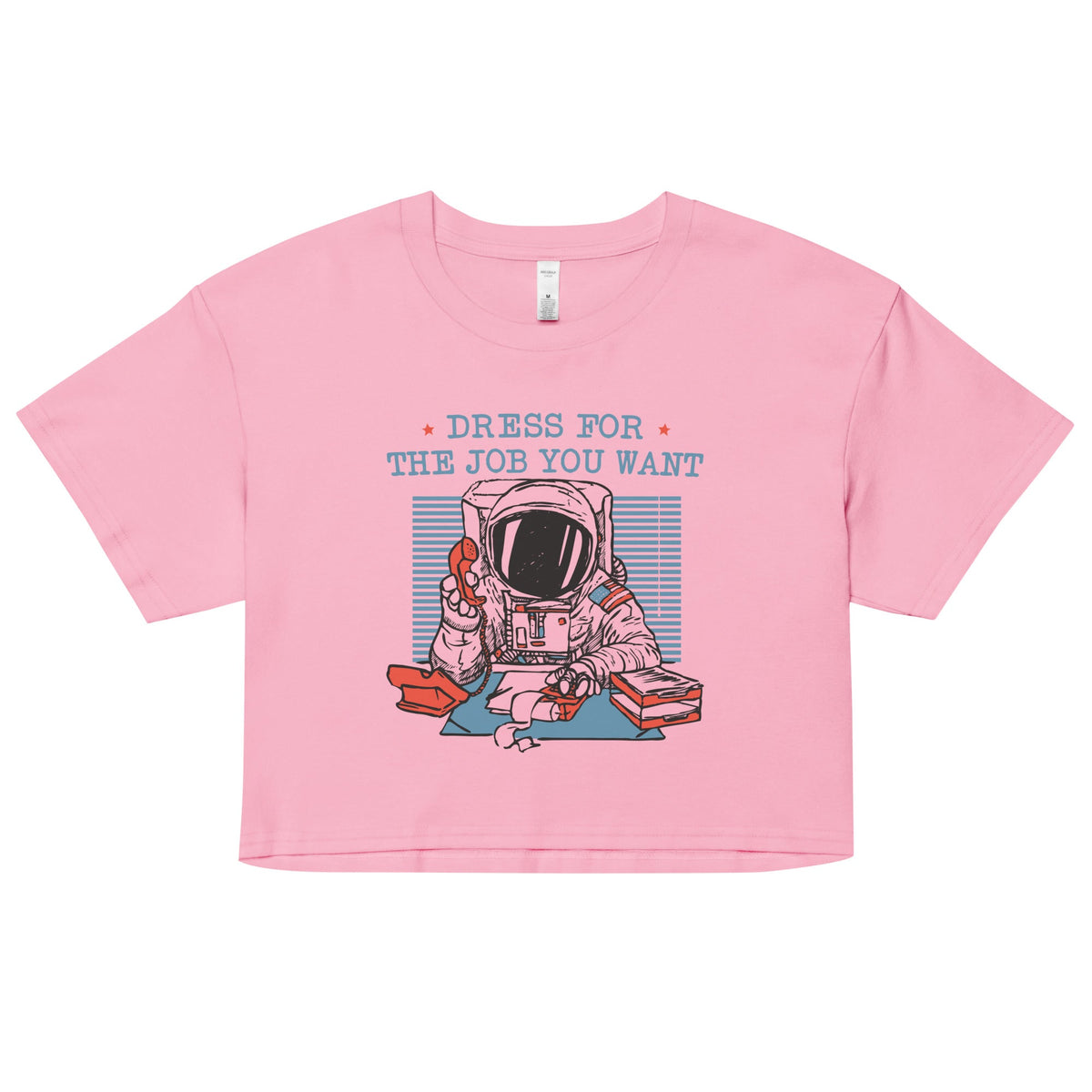 Dress For The Job You Want Women's Crop Tee product image 3