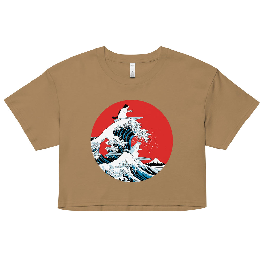 Big Wave Cats Women's Crop Tee product image 2