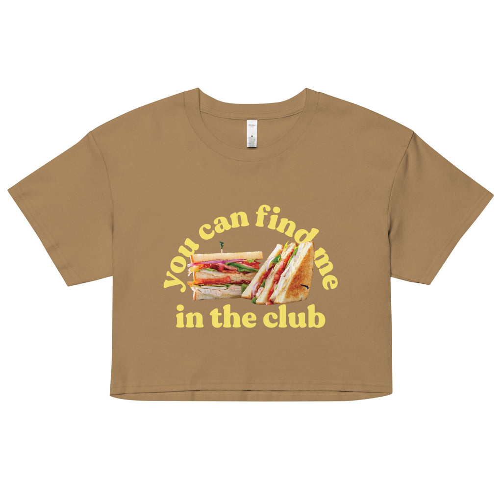 You Can Find Me In The Club Women's Crop Tee product image 2