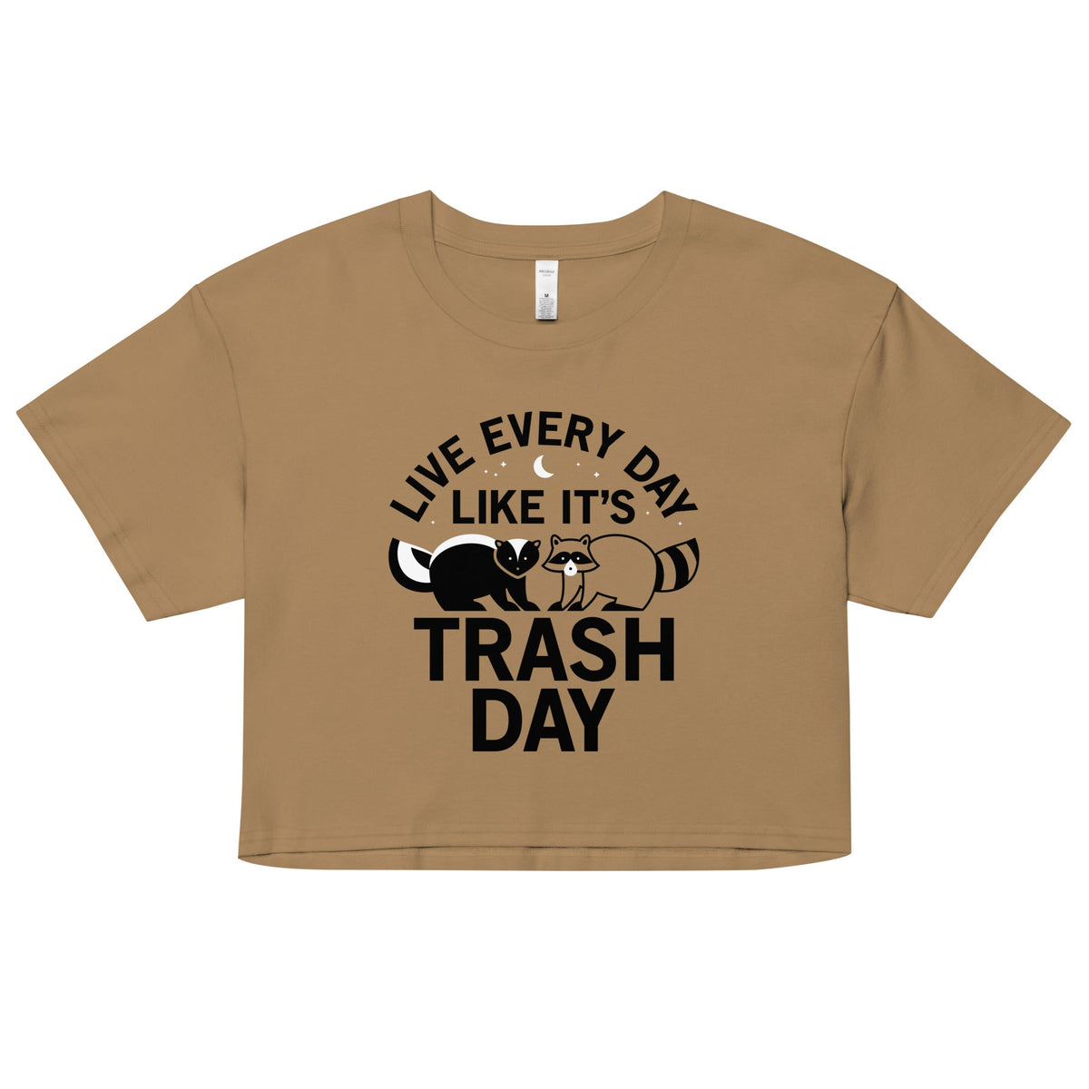 Live Every Day Like It's Trash Women's Crop Tee product image 2