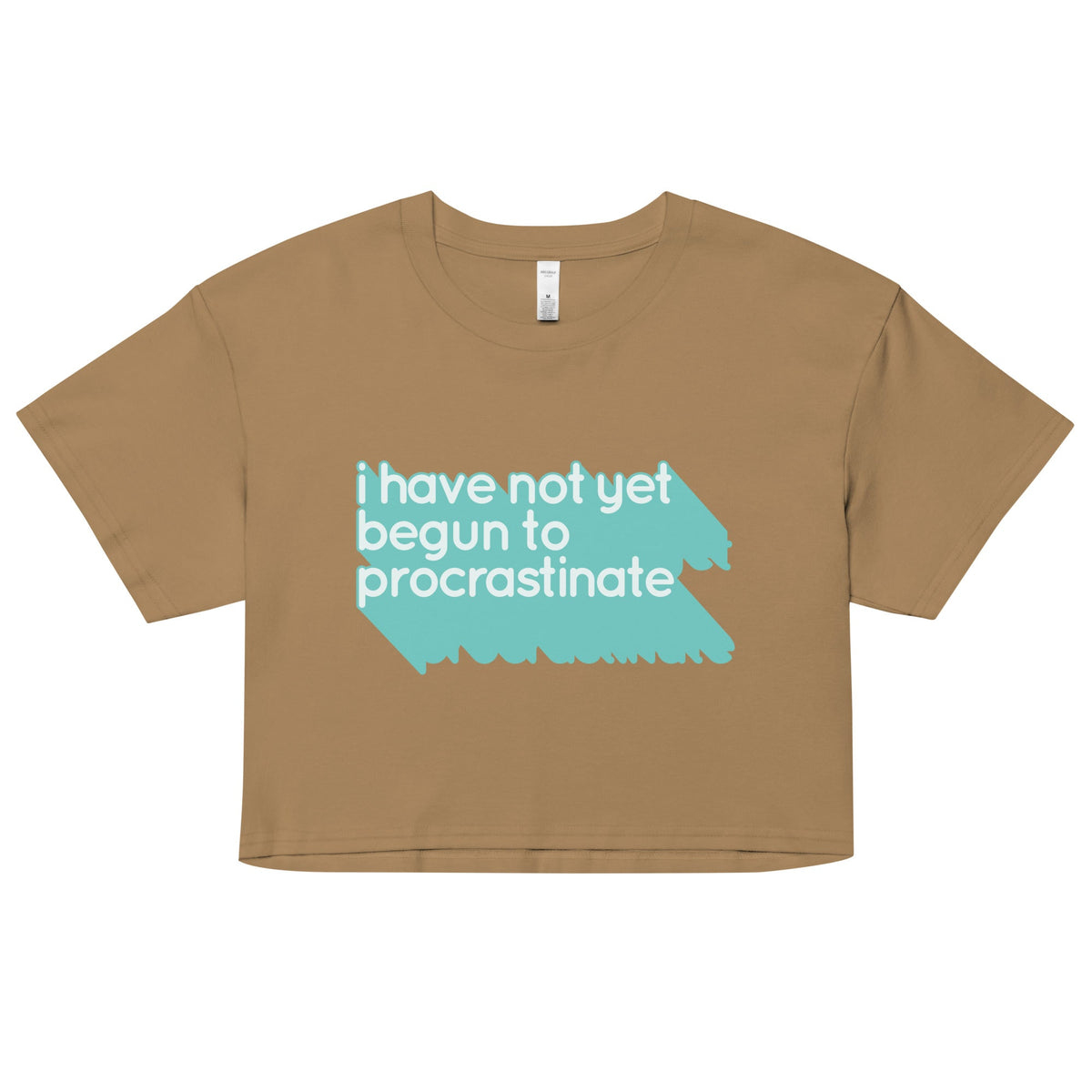 Not Begun To Procrastinate Women's Crop Tee product image 3