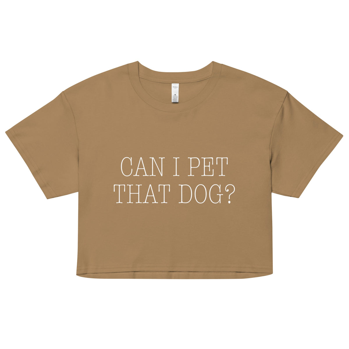 Can I Pet That Dog? Women's Crop Tee product image 2