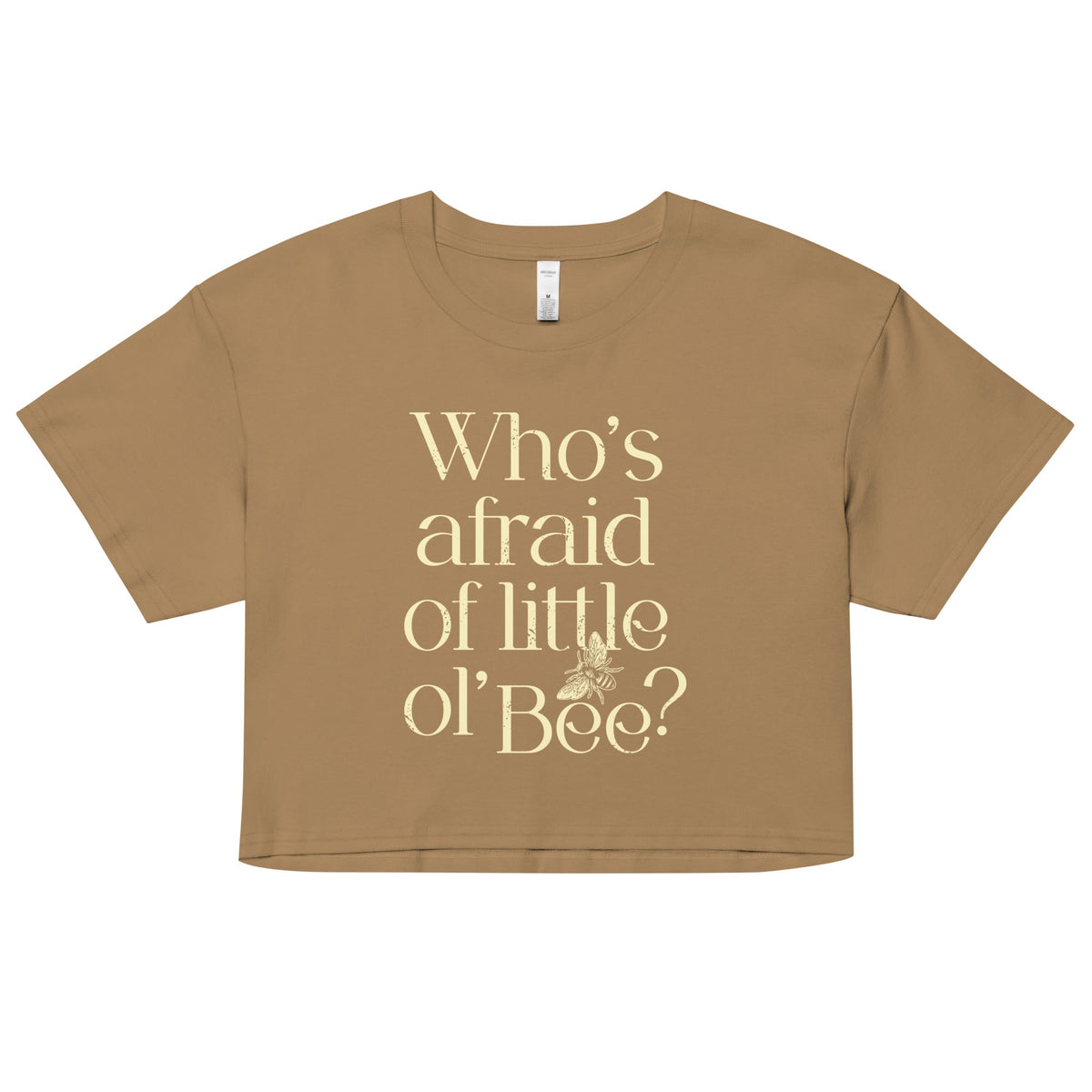 Who's Afraid Of Little Ol' Bee? Women's Crop Tee product image 3