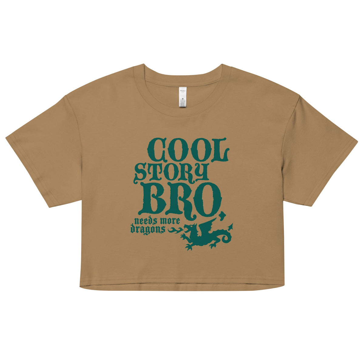 Cool Story Bro, Needs More Dragons Women's Crop Tee product image 2