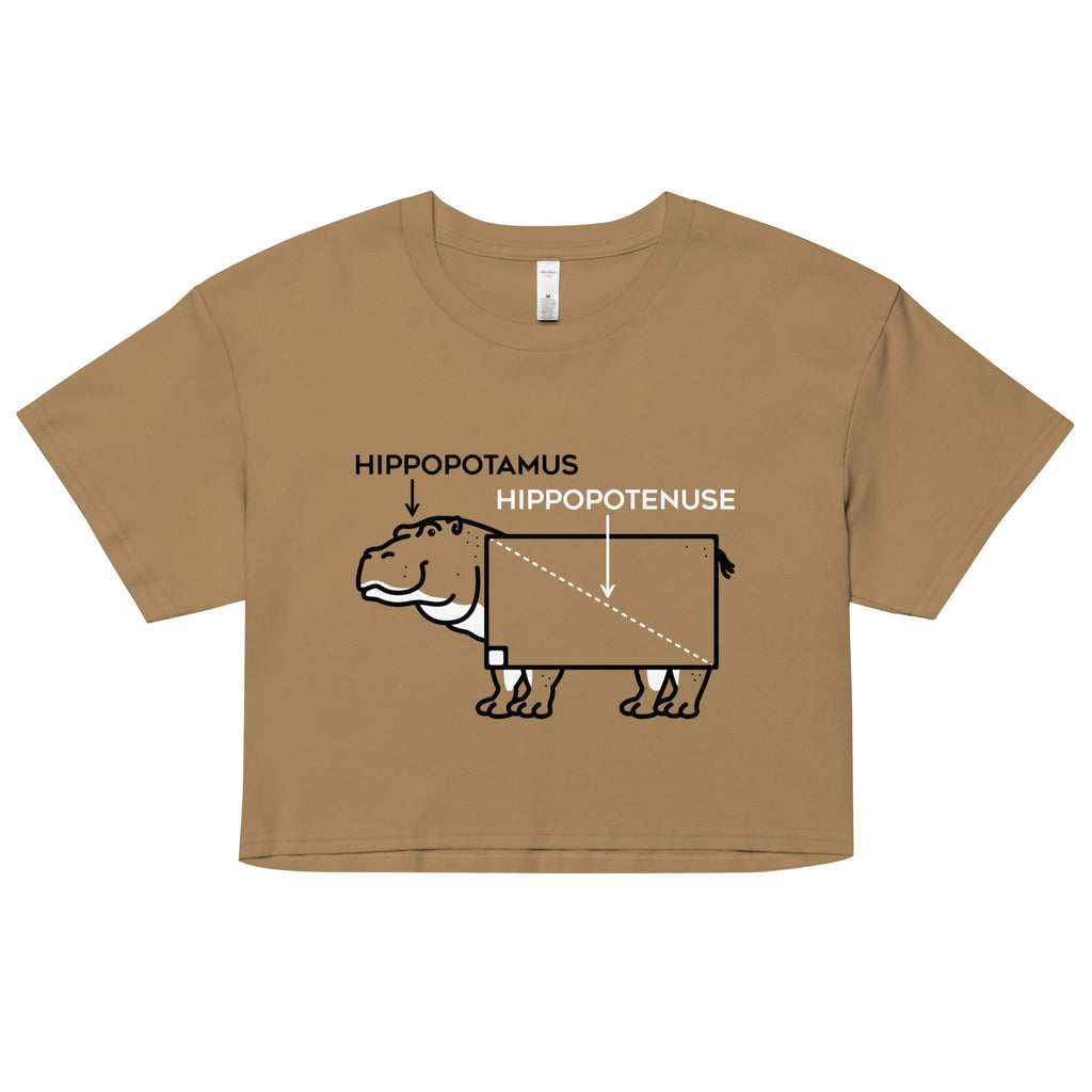 Hippopotenuse Women's Crop Tee product image 2
