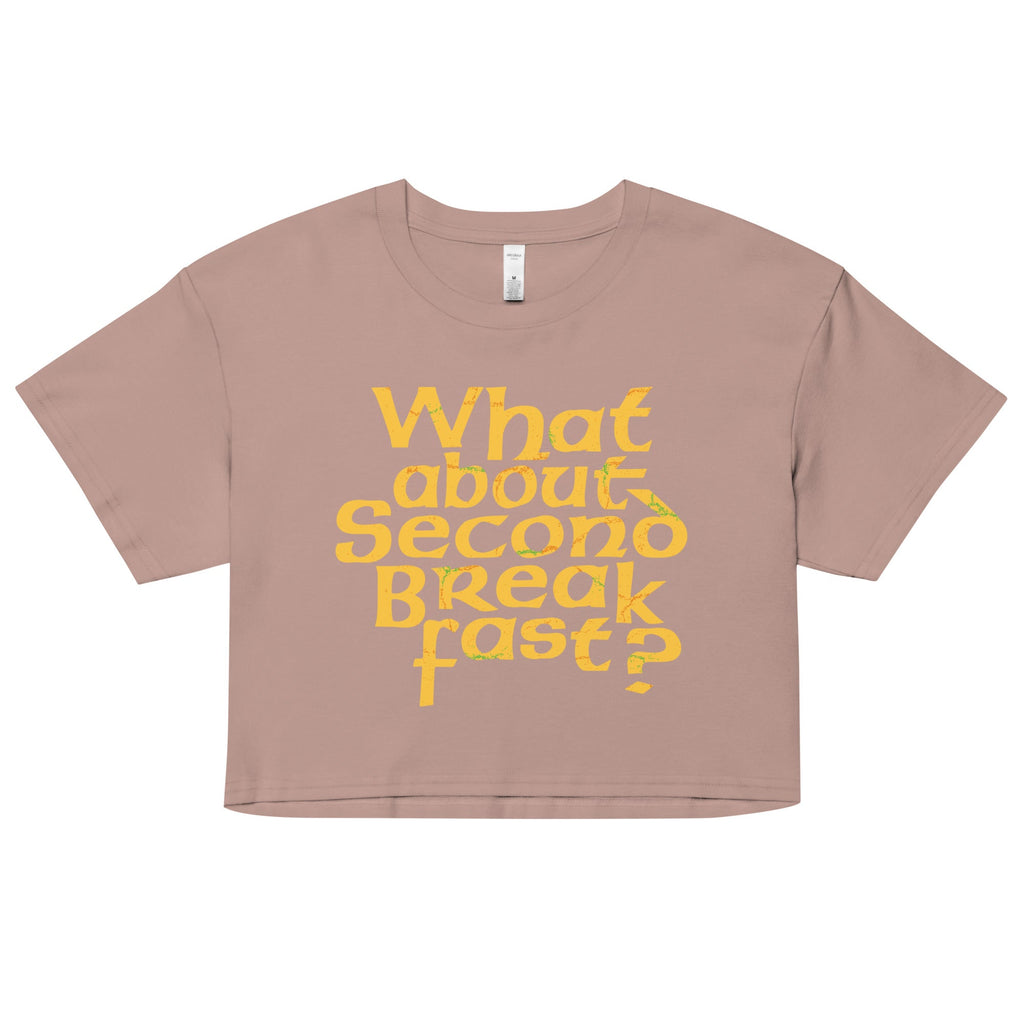 What About Second Breakfast? Women's Crop Tee product image 1