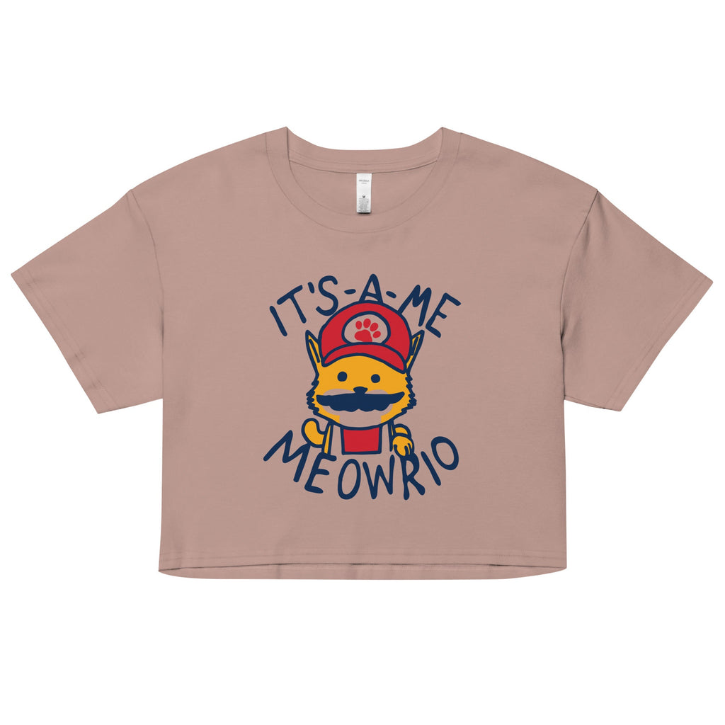 It's-a-me Meowrio Women's Crop Tee product image 2