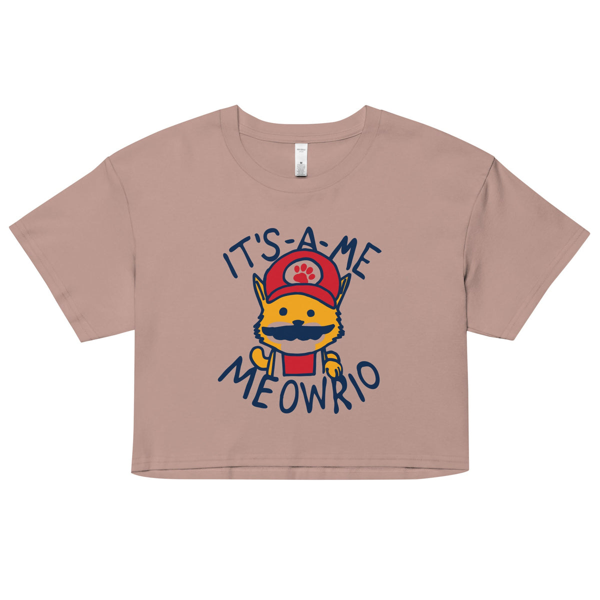 It's-a-me Meowrio Women's Crop Tee product image 2