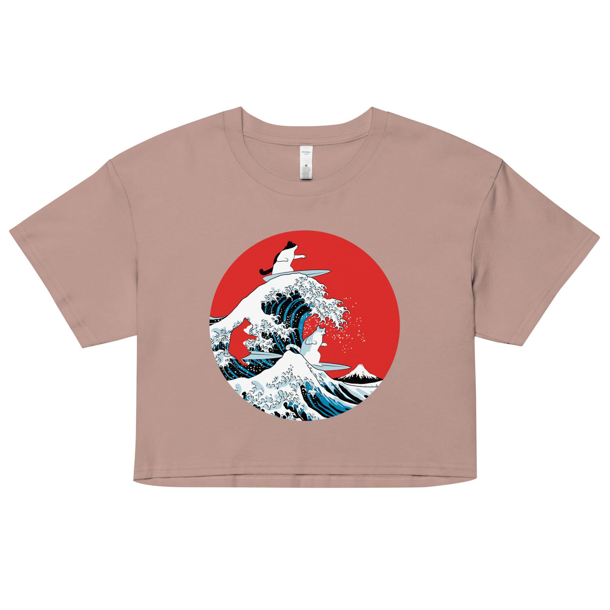 Big Wave Cats Women's Crop Tee product image 3