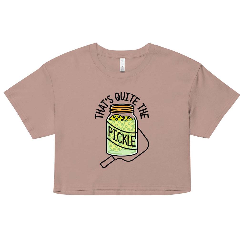 That's Quite The Pickle Women's Crop Tee product image 3