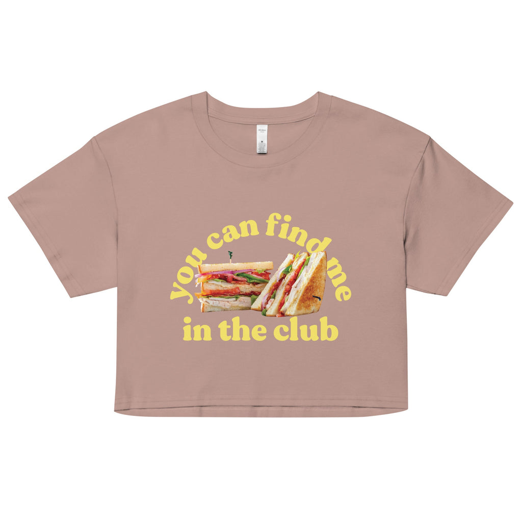 You Can Find Me In The Club Women's Crop Tee product image 3