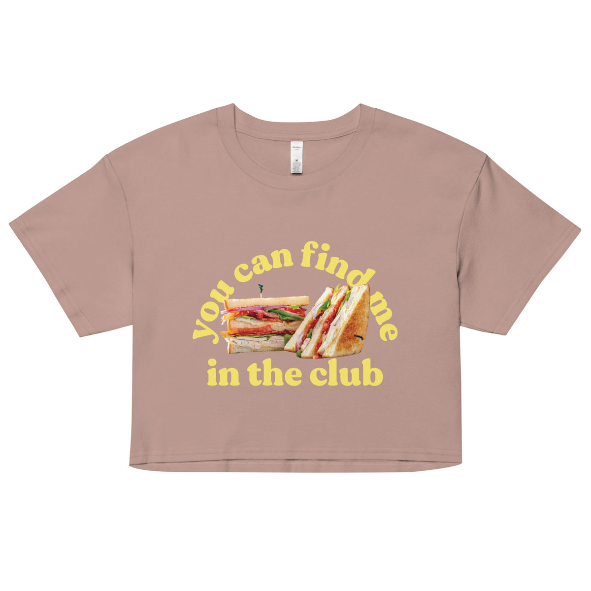 You Can Find Me In The Club Women's Crop Tee product image 3