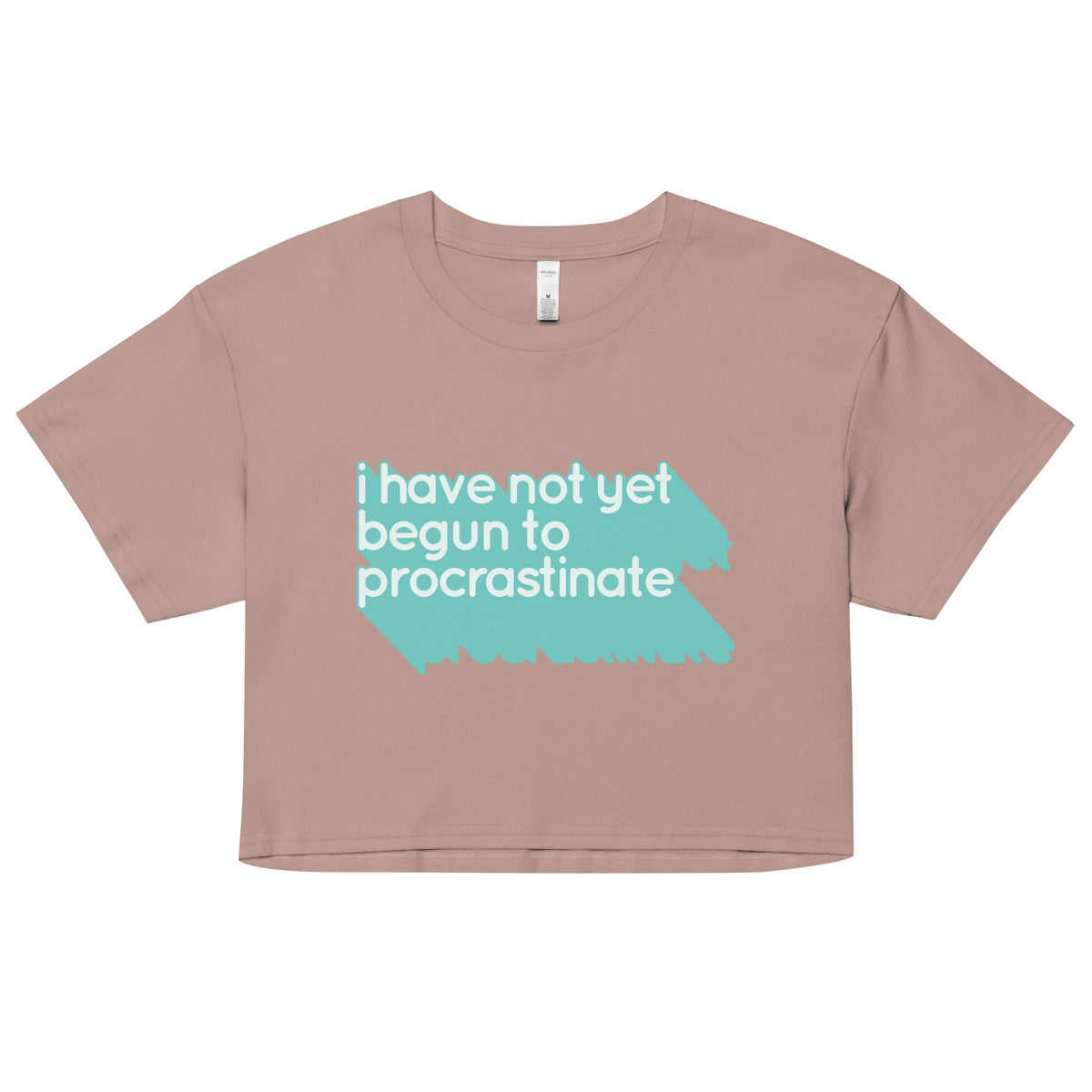 Not Begun To Procrastinate Women's Crop Tee product image 4