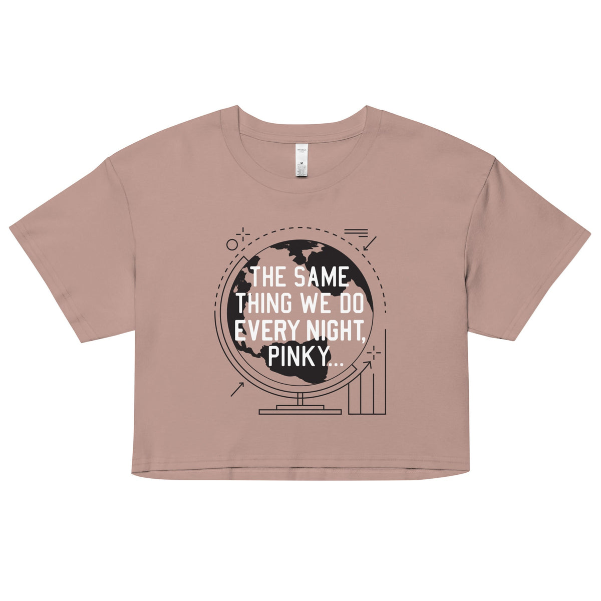 The Same Thing We Do Every Night Women's Crop Tee product image 1