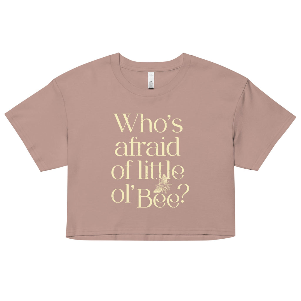 Who's Afraid Of Little Ol' Bee? Women's Crop Tee product image 2
