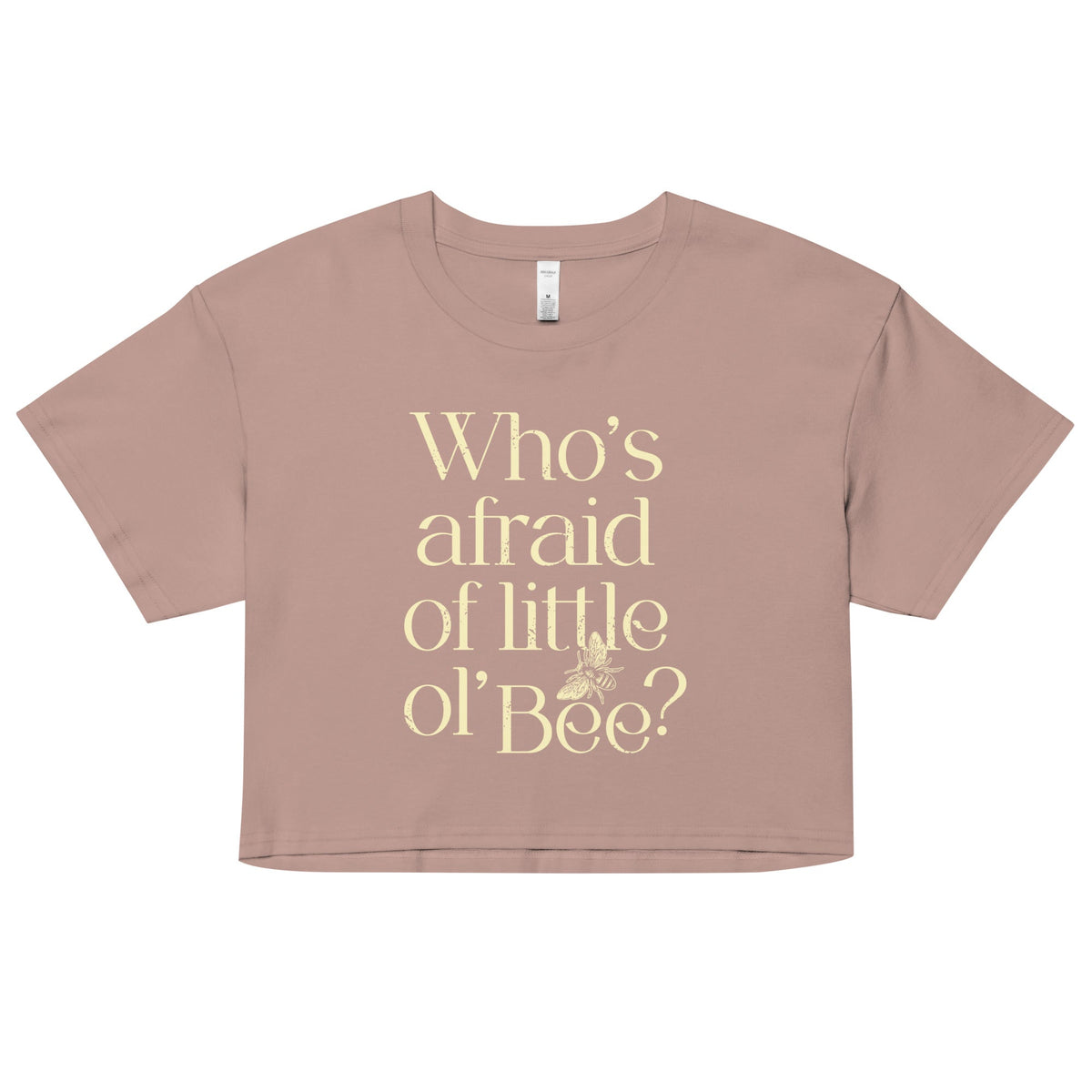 Who's Afraid Of Little Ol' Bee? Women's Crop Tee product image 2
