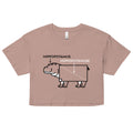 Hippopotenuse Women's Crop Tee product image 1