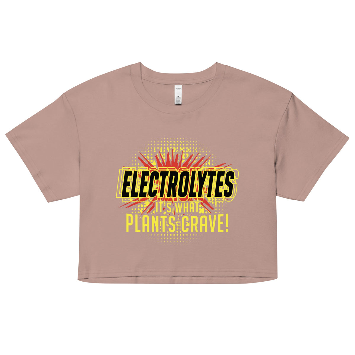 Electrolytes, It's What Plants Crave! Women's Crop Tee product image 3