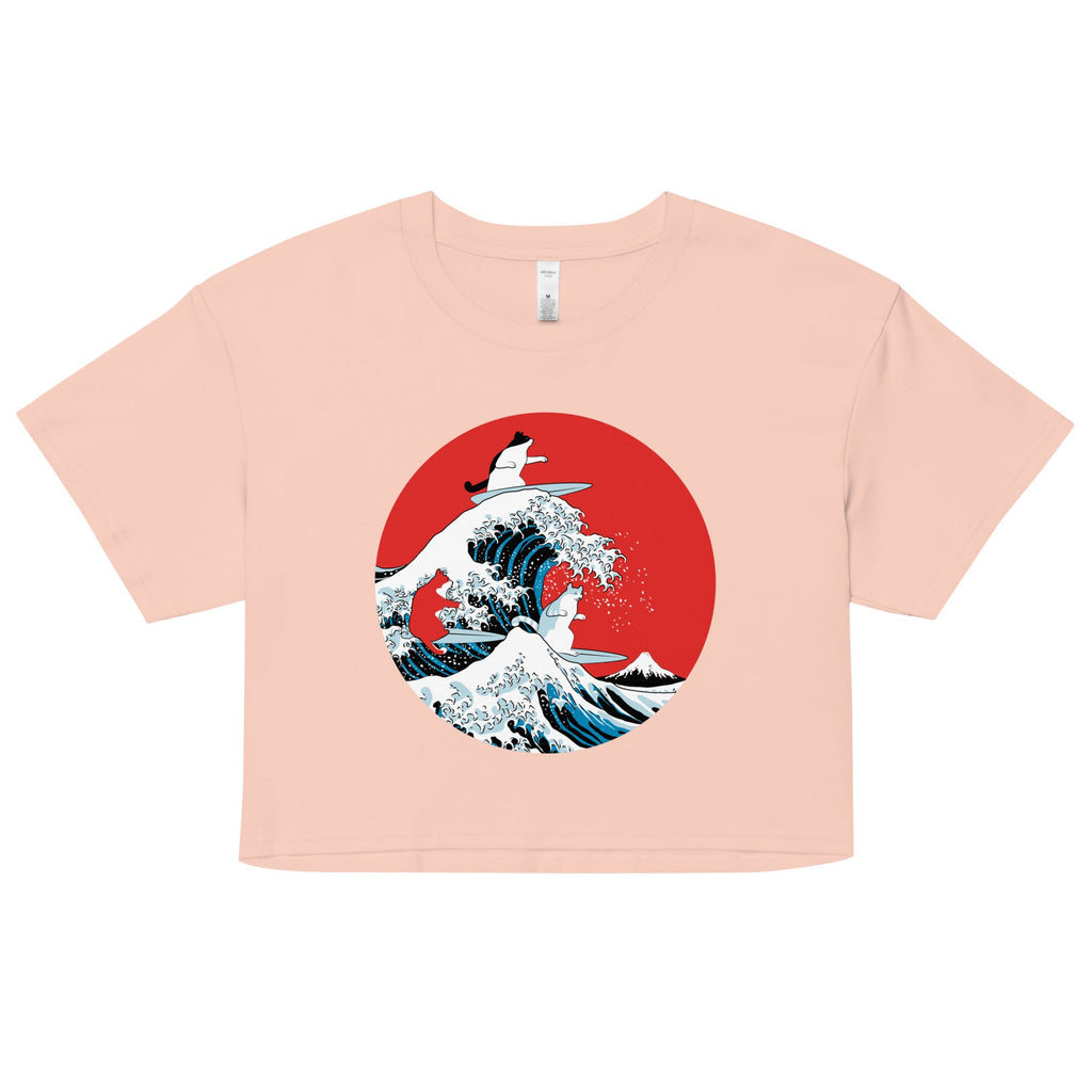 Big Wave Cats Women's Crop Tee product image 5