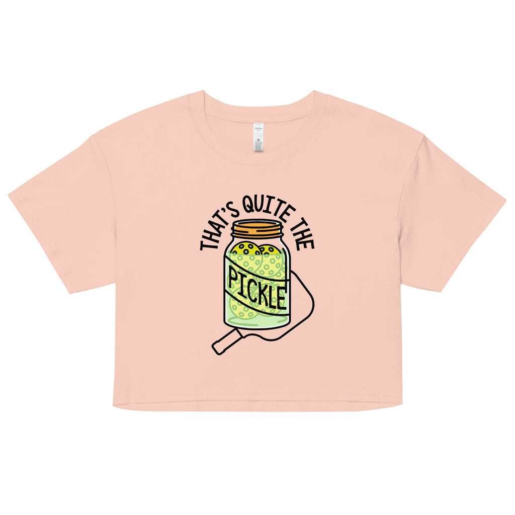 That's Quite The Pickle Women's Crop Tee product image 4