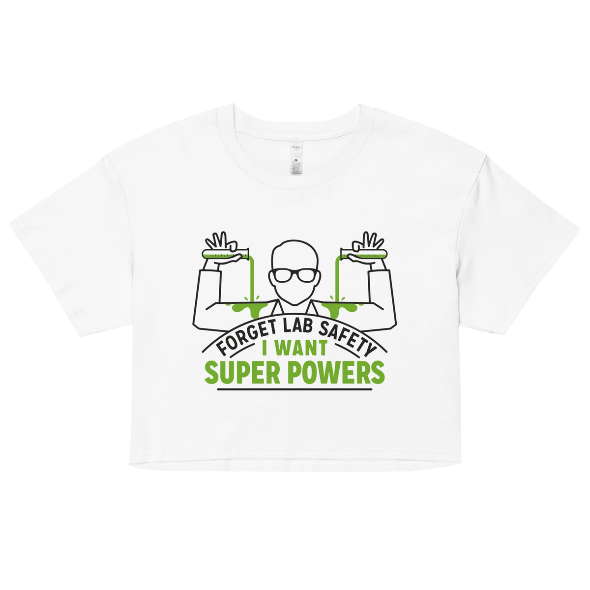 Forget Lab Safety Women's Crop Tee product image 3