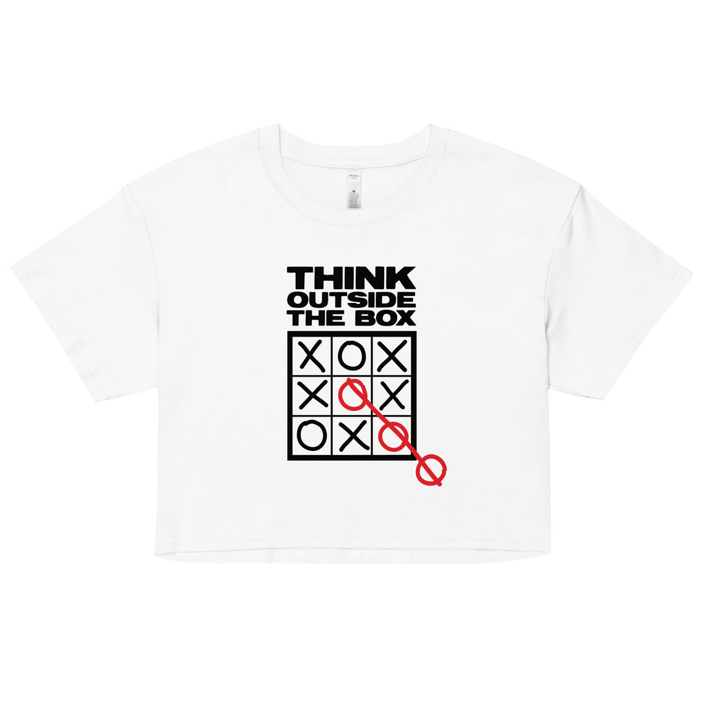 Think Outside The Box Women's Crop Tee product image 1