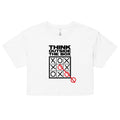 Think Outside The Box Women's Crop Tee product image 1