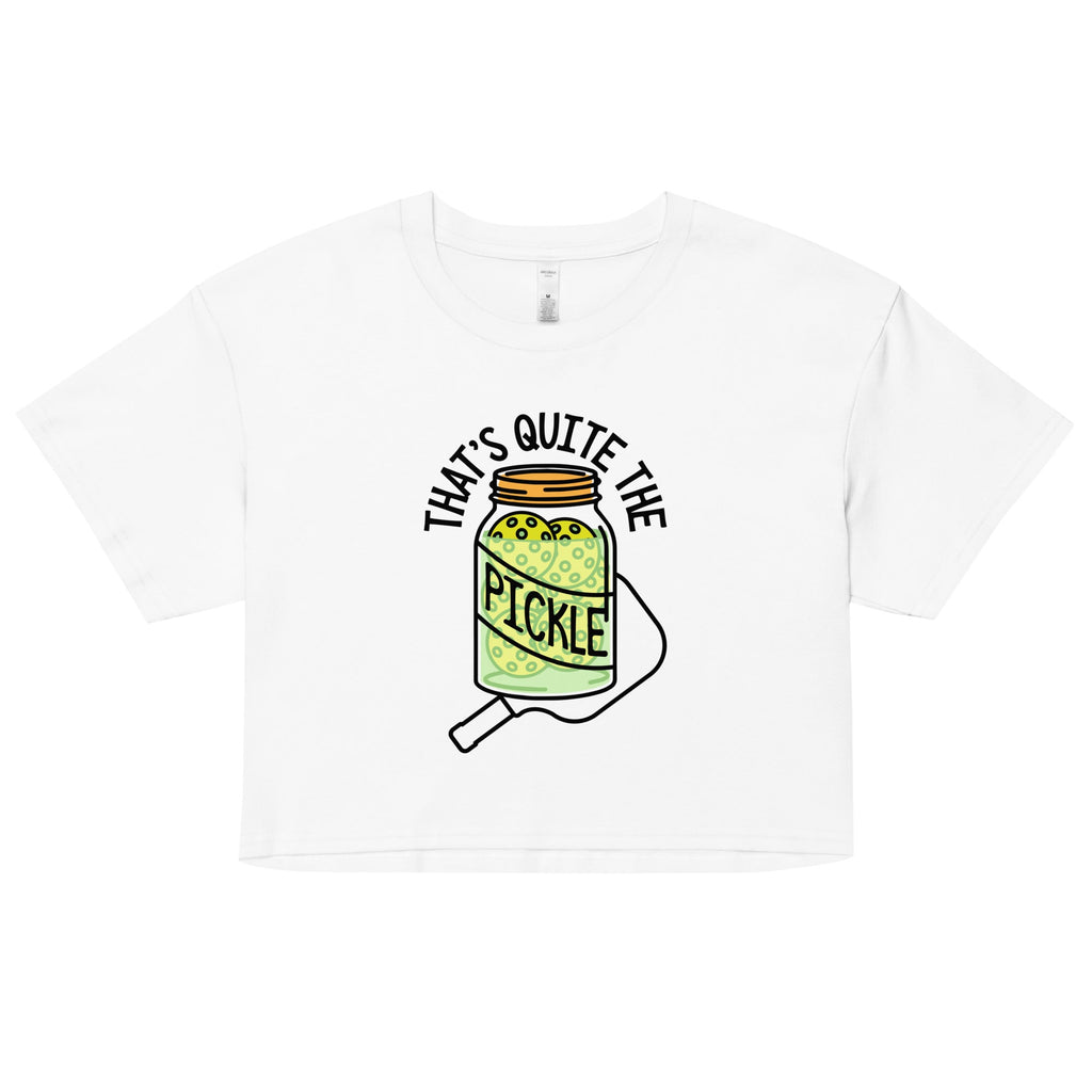 That's Quite The Pickle Women's Crop Tee product image 6