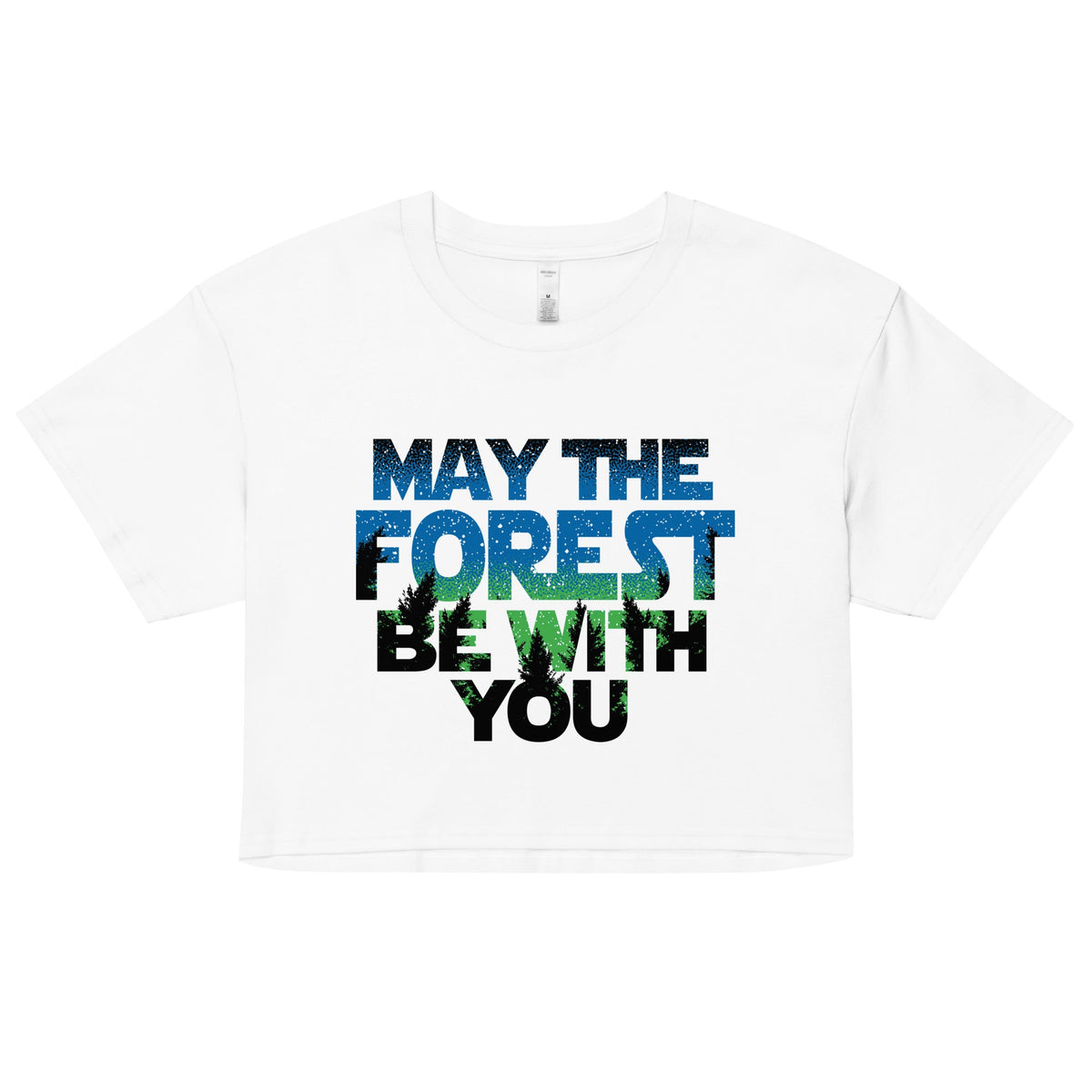 May The Forest Be With You Women's Crop Tee product image 5